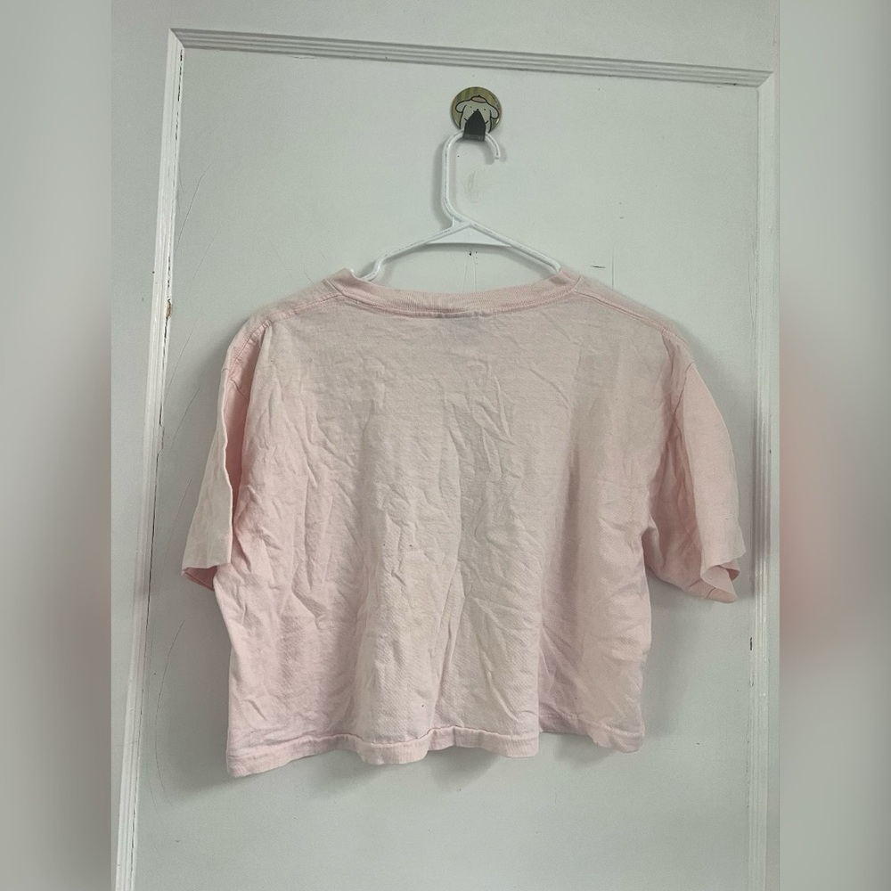 VINTAGE CAMP
BEVERLY HILLS cropped
T-SHIRT LOS ANGELES HOLLYWOOD 80s one size - Picture 3 of 3